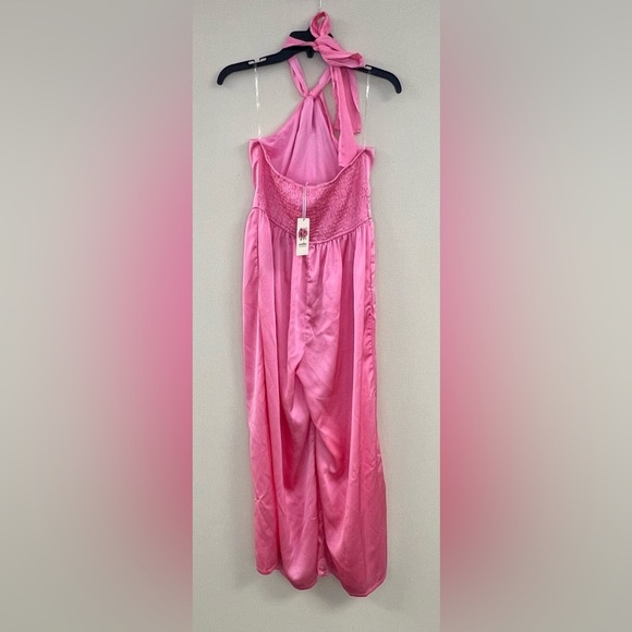 NWT Entro Look You Up Pink Jumpsuit - Picture 4 of 10